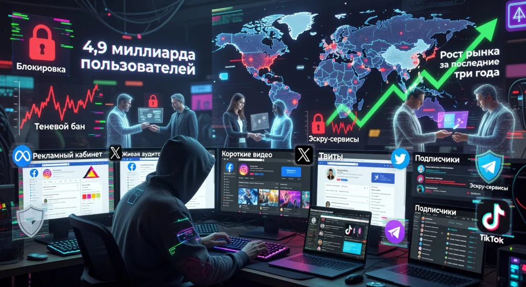 Как безопасно купить аккаунты Facebook, Instagram, Twitter, TikTok и Telegram: проверенные варианты и риски