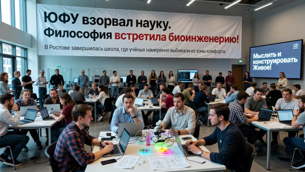 ЮФУ взорвал науку. Философия встретила биоинженерию!